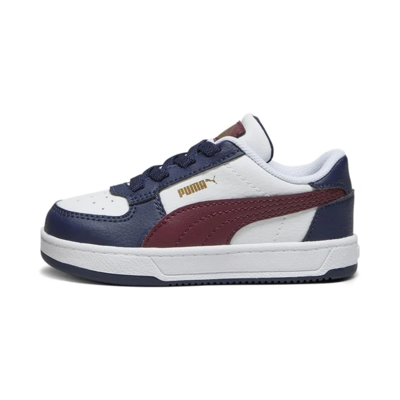 Puma - Infants Puma Caven 2.0 Ac Shoes, Color Puma White/Dark Jasper/Puma Navy/Gold, Size: 8.5 UK