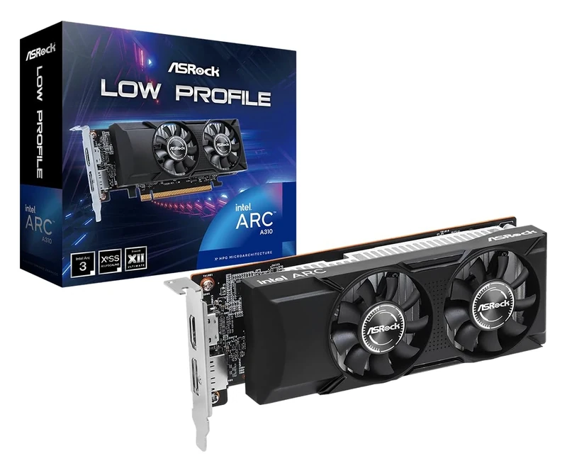 ASROCK Carte Graphique Intel Arc A310 4Go Low Profile Mini ITX