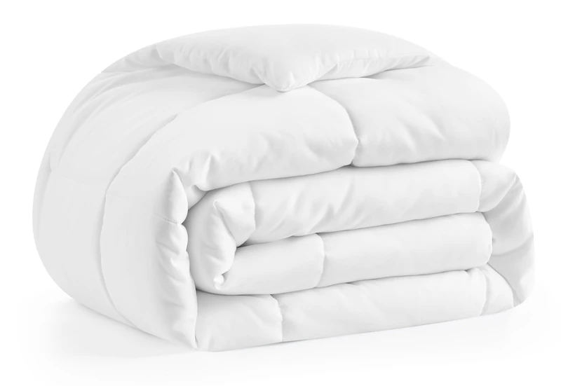 CASUAL LIVING Comforter, Polyester, White, Twin XL - Image 1