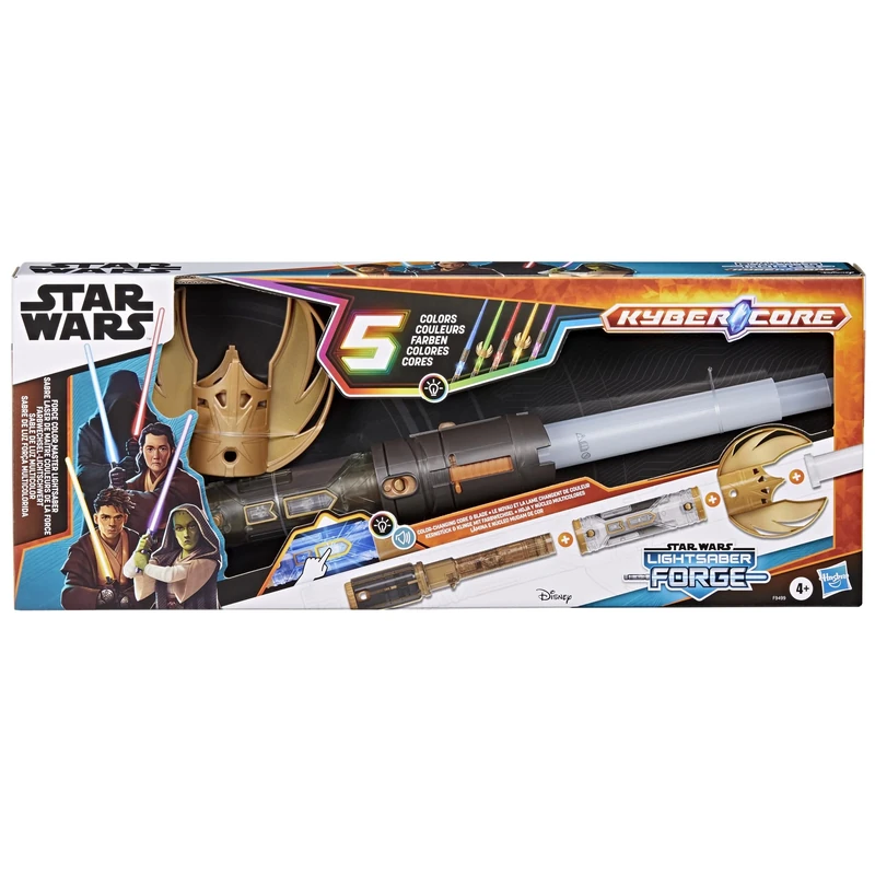Star Wars Lightsaber Forge Force Color Master Electronic Toy For Kids Ages 4+, Customisable Roleplay Accessory With 5 Colour-Changing Blades & Sound FX, Great Gift For Kids