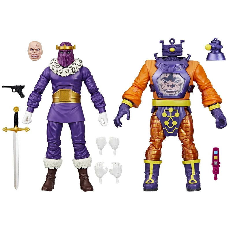 Marvel Legends Series Baron Zemo and Arnim Zola, Captain America Villains Comics Collectible 15 cm Action Figures