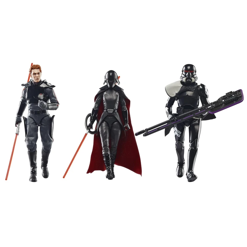 Star Wars The Black Series Second Sister, Cal Kestis, Purge Trooper Star Wars Jedi: Fallen Order 15-cm Action Figures