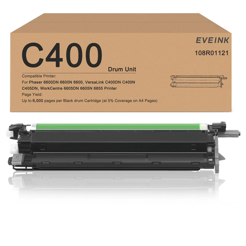 Versalink C400 C405 Drum Unit Replacement for Xerox 108R01121 Black Imaging Unit use for VersaLink C400 C405 Phaser 6600DN 6600N WorkCentre 6605 6655 Series Printer - Image 1
