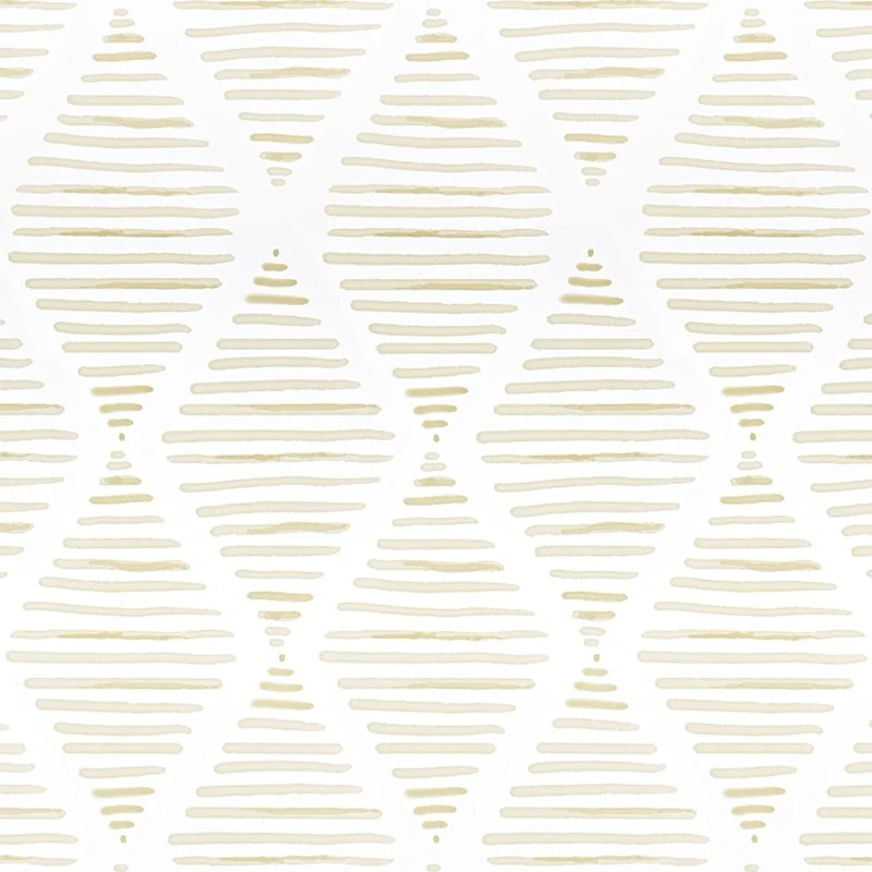 Arthome Beige Stripe Peel and Stick Wallpaper Removable Modern Geometric Wall Paper for Home Bathroom 43.5x305cm Peel and Stick Backsplash Self Adhesive Contact Paper