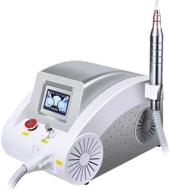 GURSAC Laser Tattoo Removal Laser Machine Tattoo Removal Device Eyebrow Tattoo Lip Tattoo Eye Remove Pigment Remove Spots Cooling System Machine Professional Beauty Massager Beauty Salon Place Color