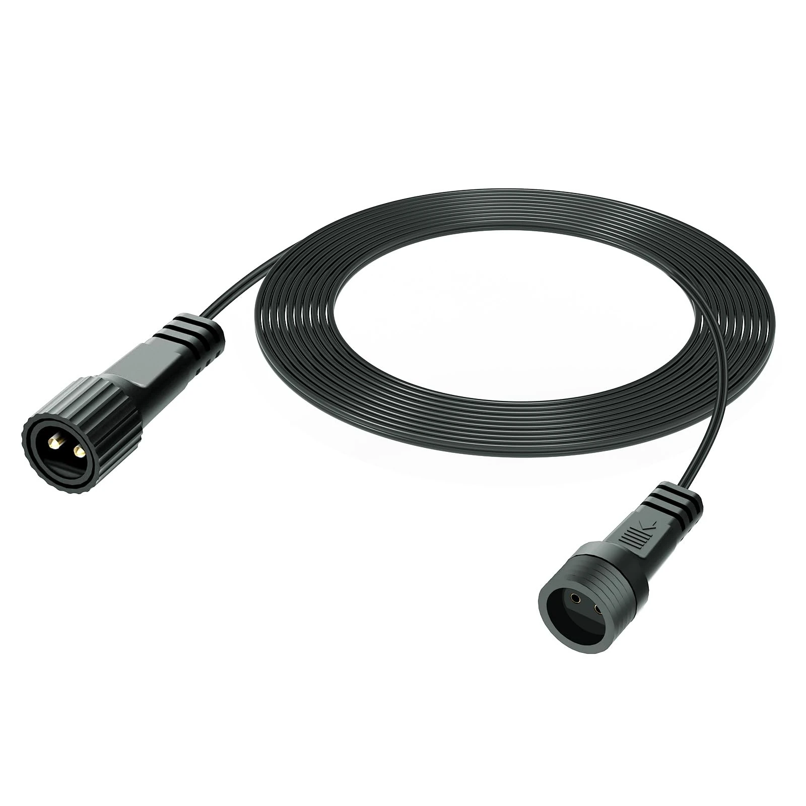 Extension Cable for Outdoor Lights, Gcstnn 10M/33Ft 2 Pin LED Connector IP65 Waterproof Extension Lead Cord for G40 Globe Outdoor Festoon/Icicle/Christmas String Lights