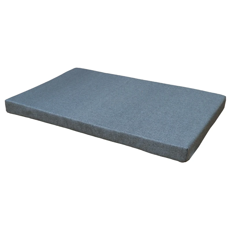 Croci Hydro Rectangular Dog Cushion, Water Repellent, Removable, Washable, Easy to Clean, Blue, 60 x 100 x 6 cm