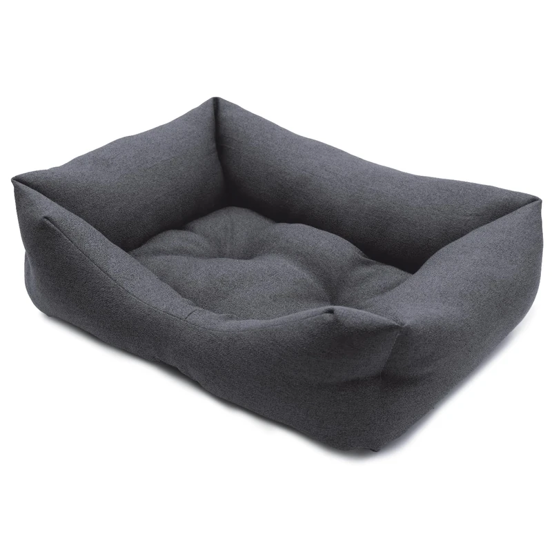 Croci Hydro Waterproof Dog Bed, Waterproof Dog Bed, Removable and Washable Easy to Clean, Rectangular, Grey, 115 x 80 cm