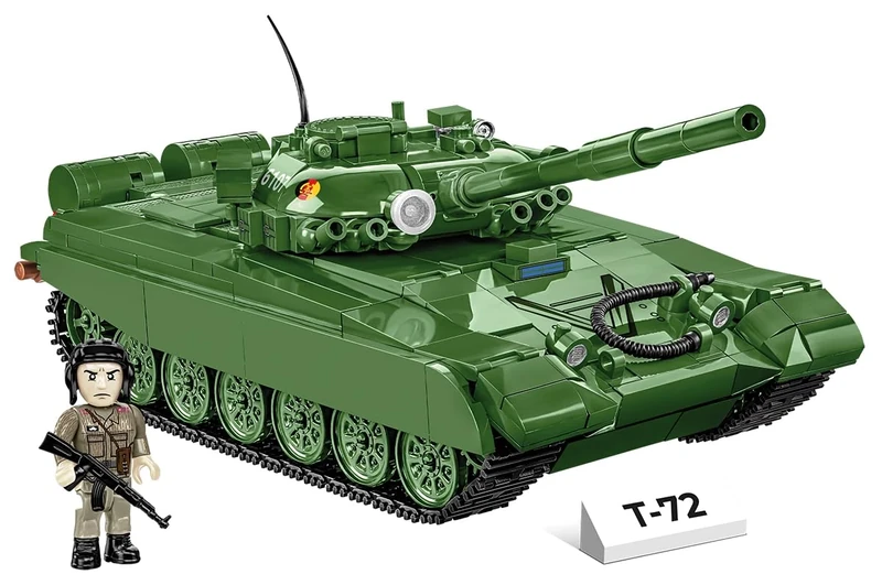 COBI T-72 (East Germany/Soviet), 10.8" x 4.5" x 4.3"