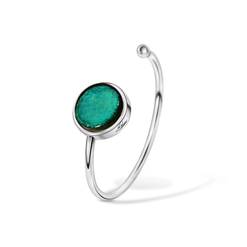 Ellen Kvam Jewelry Circle Bracelet, Emerald