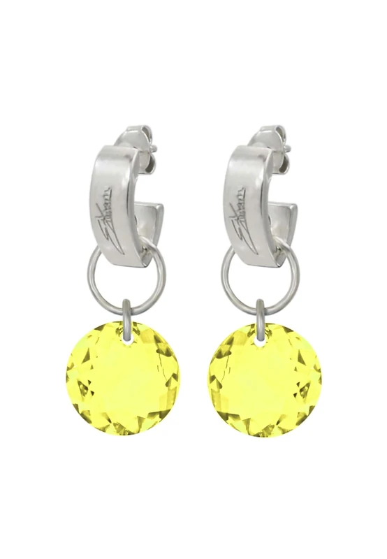 Ellen Kvam Classic Cut earrings - Light Yellow