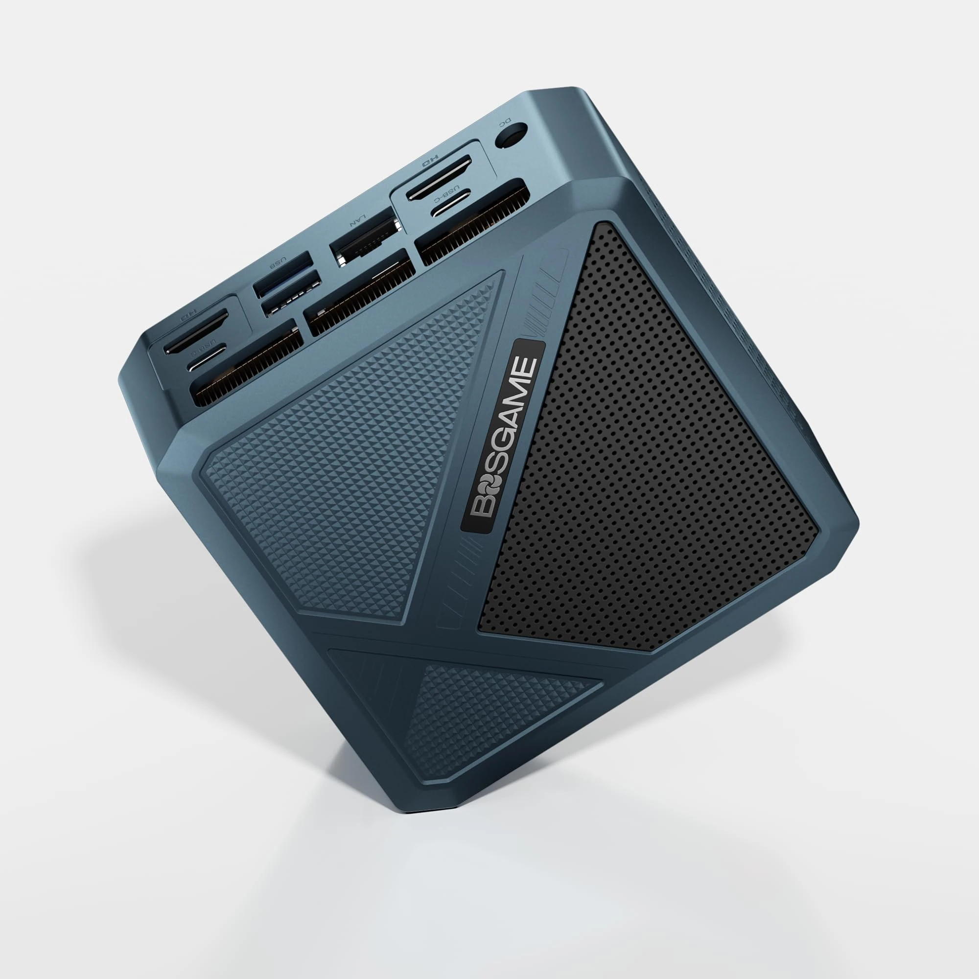 BOSGAME Mini PC P5 Ryzen 5 6600H(Up to 4.5GHz) 24GB DDR5 512GB NVMe SSD Mini Computer, 4K Triple Display Business Office Mini Desktop PC, Dual USB4.0, 2.5G LAN, Wi-Fi6, BT 5.2