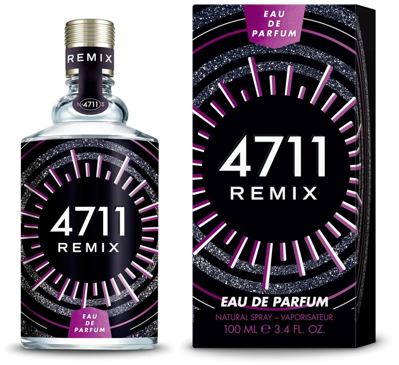 4711 Remix Electric Night I Eau de Parfum - electrifying - intense - irresistible - for unforgettable nights! I 100 ml natural spray vaporiser