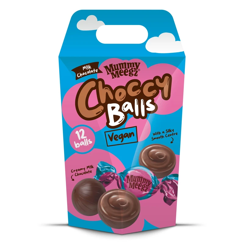Mummy Meegz Choccy Balls Giftpack - Truffle-Style Chocolate Balls with Silky Smooth Centre, Individually Wrapped, No Palm Oil