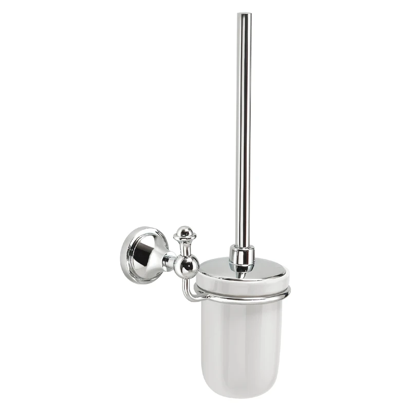 Gedy Nevis Brush, Stainless Steel chromall porcelain, Chrome, 15,5x11,9x40,2cm