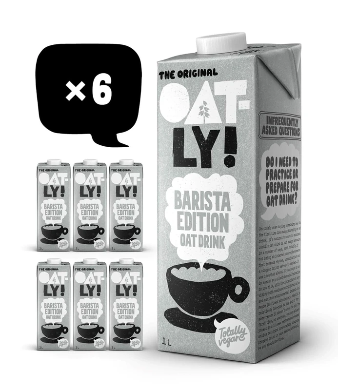 Oatly Barista Oat Drink Long Life 6x1Litre