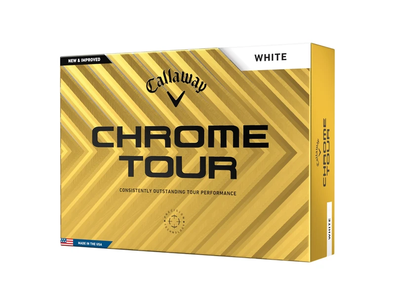 Callaway Golf Chrome Tour Golf Ball, White