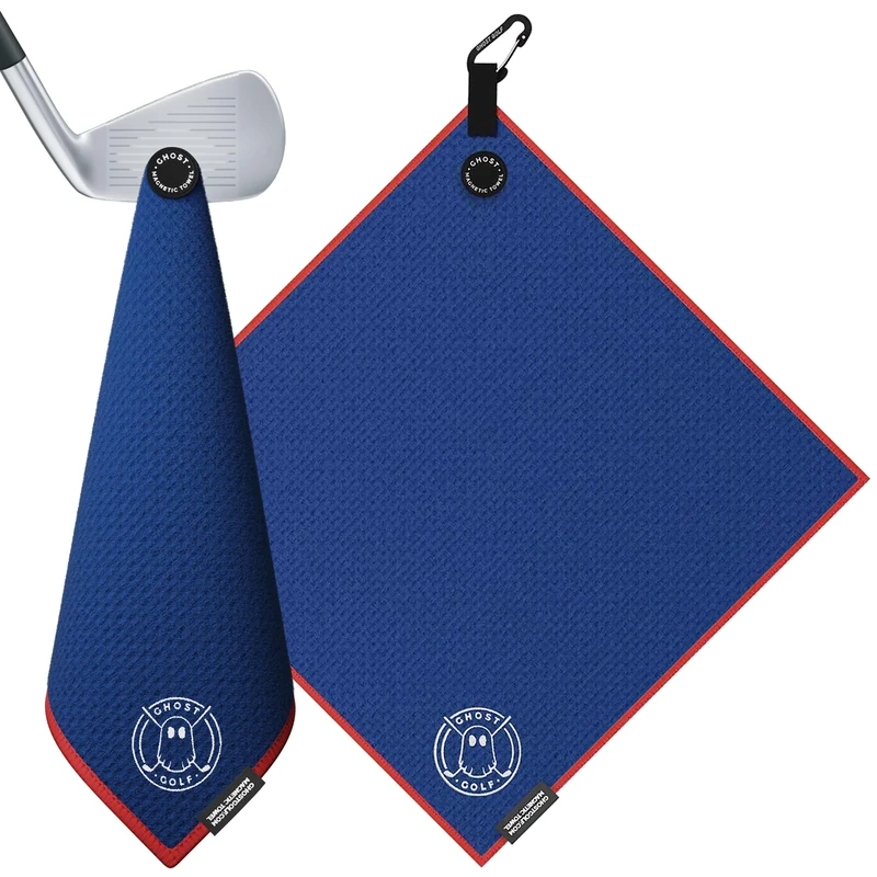 GHOST GOLF Magnetic Golf Towel, Blue