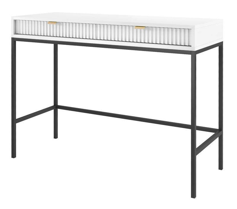 Selsey Vellore Dressing Table Laminated Top White 104cm Wide