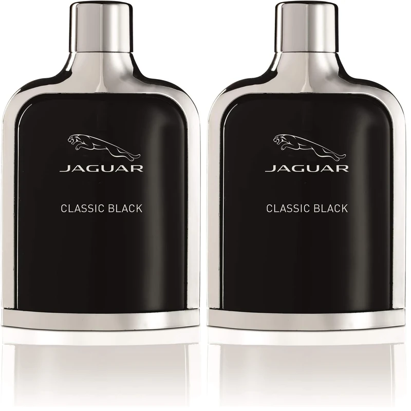 Jaguar Black Men Eau de Toilette 100 ml (Pack of 2)