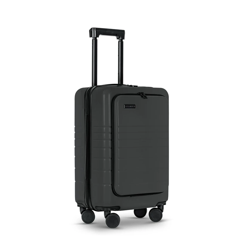ETERNITIVE - Suitcase I Travel Suitcase Made of ABS I Trolley I Travel Trolley Lightweight with Double Wheels 360° I Hard Case with TSA Lock, graphitegray, Handgepäck, Hand Luggage (S)