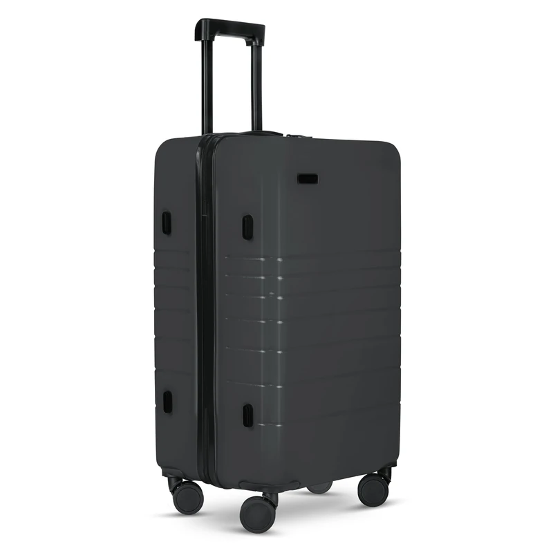 ETERNITIVE - Suitcase I Travel Suitcase Made of ABS I Trolley I Travel Trolley Lightweight with Double Wheels 360° I Hard Case with TSA Lock, graphitegray, Großer Koffer, Large