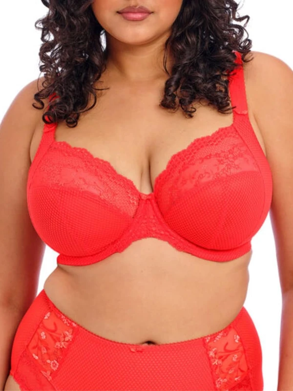 Elomi Women's Charley Underwire Plunge Bra, Salsa, 34HH US - Image 1