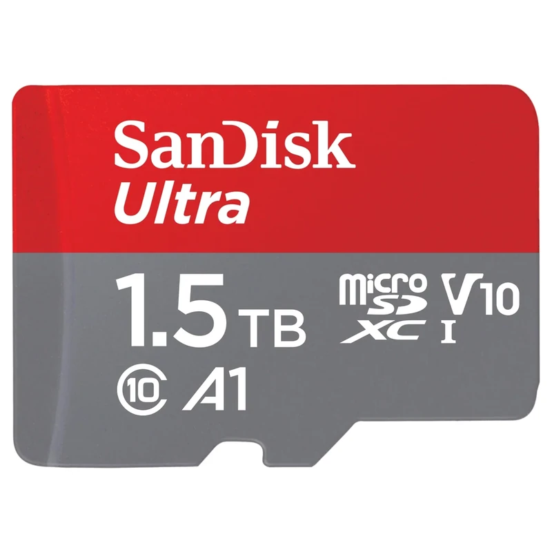 SanDisk Ultra 1.5TB microSD Card + SD Adapter - 150MB/s, A1, UHS-I