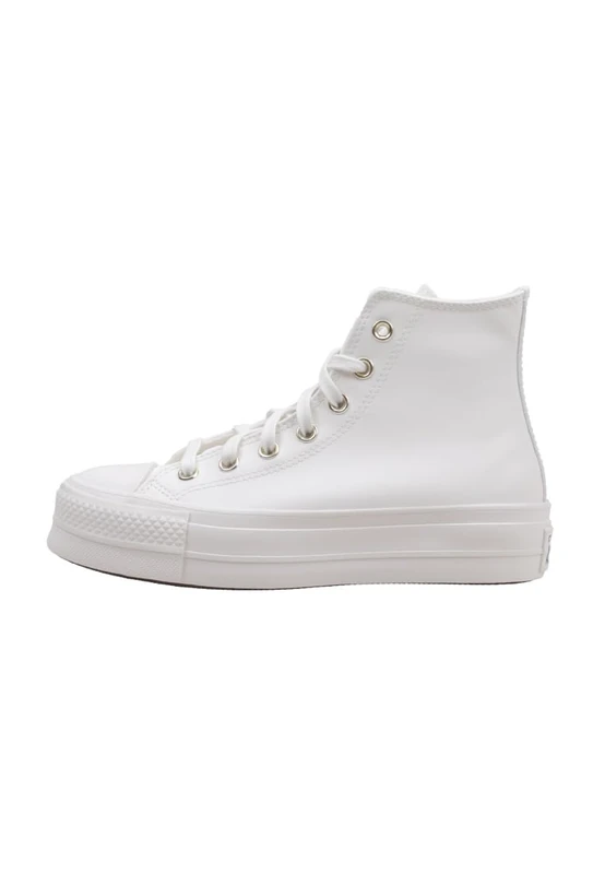 CONVERSE A03719C Chuck Taylor All Star Lift Platform Mono White Women Vintage White/EGRET/Gold UK 8.5
