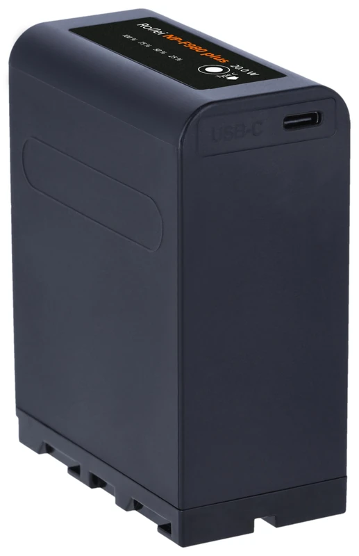 Rollei NP-F980 Plus Battery - Powerful Replacement Battery for Video Cameras and More, Long Life Power Source, High Capacity, Reliable Performance, Lithium-Ion Battery