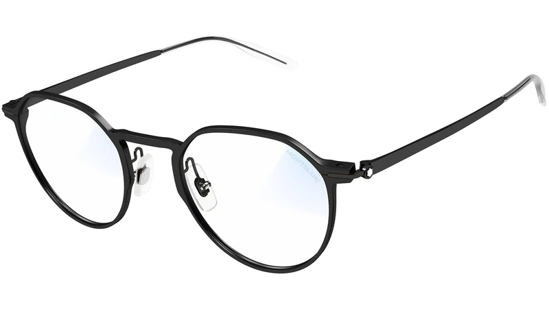 Montblanc MB0233S Sunglass Man ALLUMINIUM Glasses, Men, Multicoloured, One Size