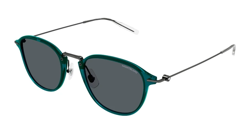 Montblanc MB0155S-007 51 Sunglass Man Injection Sunglasses, Sport, Multicoloured (Multicoloured), One Size