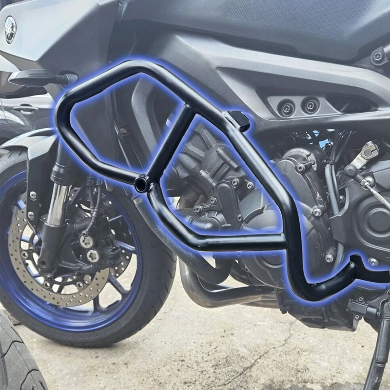 Midimttop Motorcycle Accessories Engine Guard Highway Crash Bar Frame Bumper Fairing Protector Bars fit for Ya&ma&ha MT09 Tracer2015-2020 FJ09 2016-2020 Tracer 900/GT 2018-2020