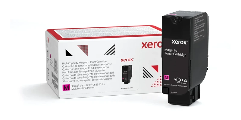 Xerox Genuine VersaLink C625 Magenta High Capacity Toner Cartridge (16,000 Pages) - 006R04638