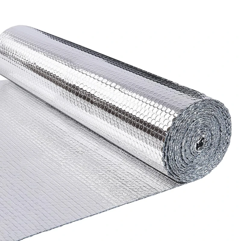 VOUNOT® Radiator Reflector Panels, Double Aluminum Bubble Heat Reflective Radiator Foil, Insulation Roll 20m x 100cm x 3mm