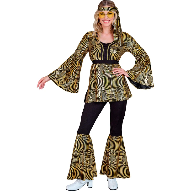 WIDMANN MILANO PARTY FASHION - 70s Groovy Style, Disco Fever, Dancing Queen, Hippie, Strike Move Costume