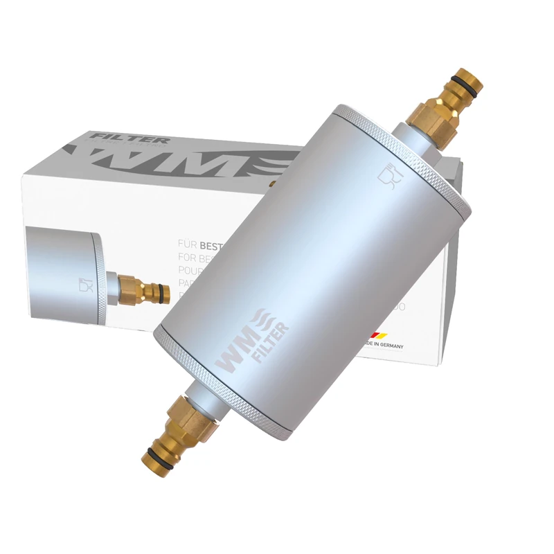 WM aquatec WM Filter WMF-GKAK10 | Filling Filter Including Activated Carbon Filter Element | Effective Against Dirt and Pollutants such as Chlorine, Microplastic, Sand and Rust | Gardena Compatible |