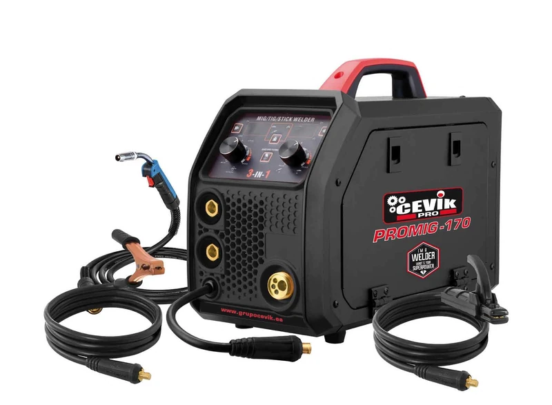 Inverter Equipment 3 in 1 MIG/TIG/MMA160 CEVIK PRO CE-PROMIG170