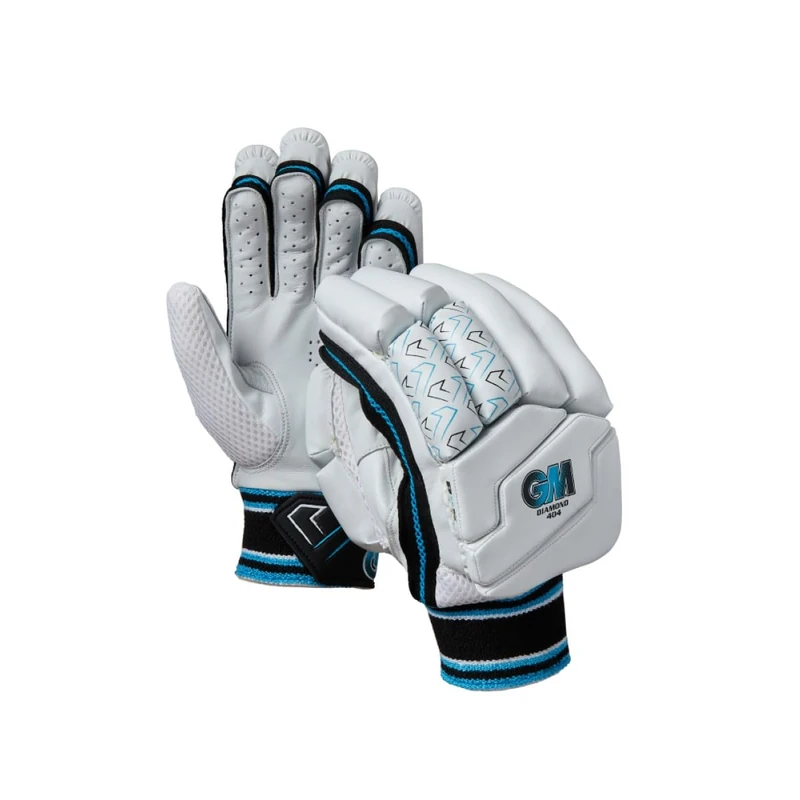 Gunn & Moore GM | Cricket Batting Gloves | Diamond 404 | Ben Stokes Endorsed | Calf Leather Palm | Small Adult Left Handed | Approx Weight per Pair 420 g