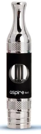 Aspire ET-S BVC Clearomizer ETS Tank Glassomizer Atomiser (Glass Tube Version) 1.8 Ohm/Black