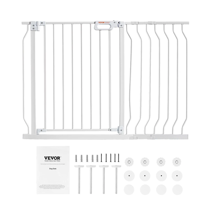 VEVOR Extra Wide Baby Gate - 29.5-46.4 inch Pet Security Gate