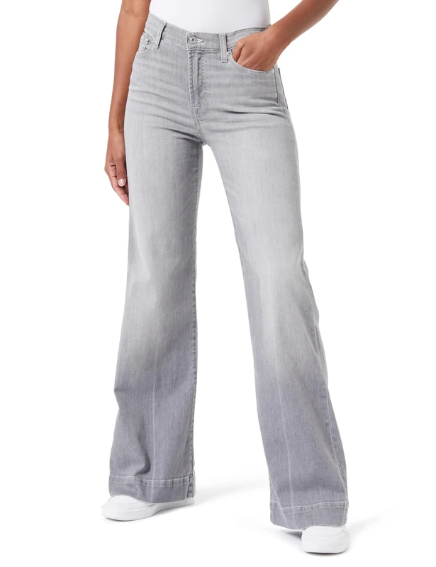 7 For All Mankind Women's Modern Dojo Phantom Jeans, Grey, 38S