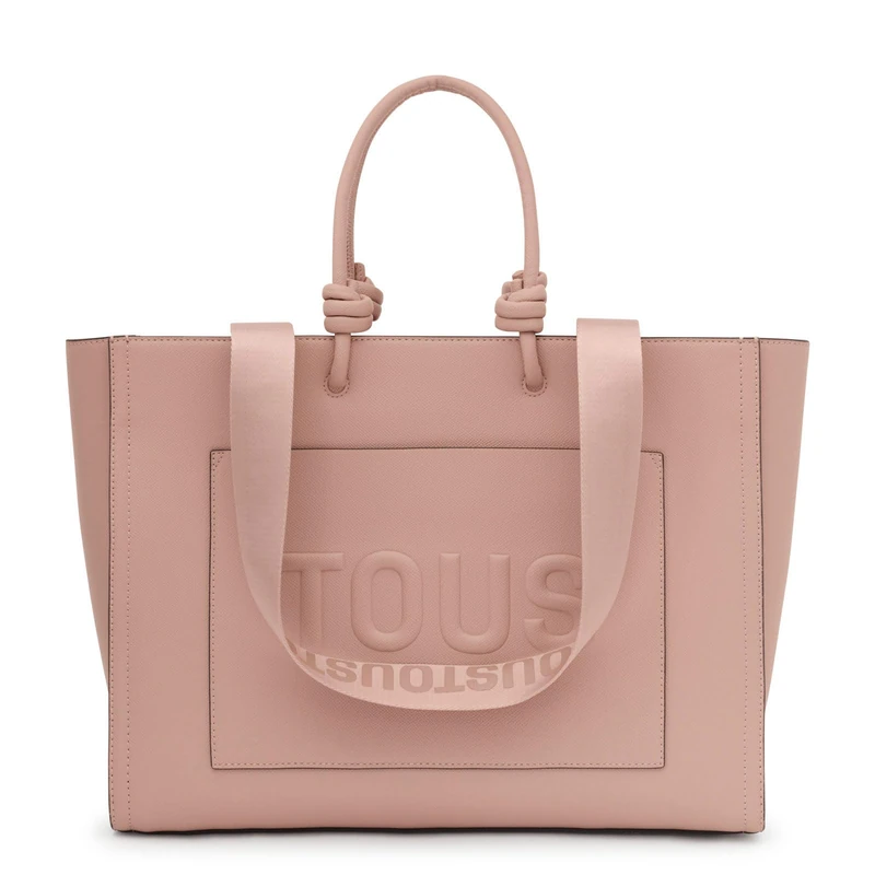 TOUS Women's Topo Shopper Large Amaya Taupe New 395910104-012, Multi-Coloured, XL