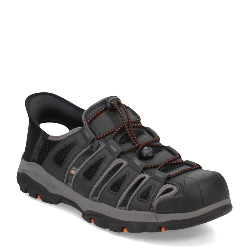 Skechers Men's Tresmen-Norvick Fisherman Sandal, Black, 9