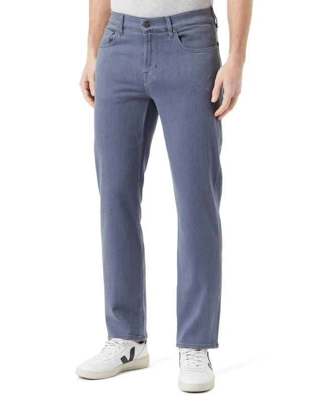 7 For All Mankind Men's Slimmy LuxPerPluCleGre Jeans, Grey, 26 Slim