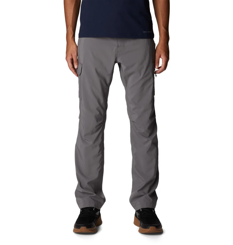 Columbia Men's Silver Ridge Utility Pant, Hiking Trousers, City Grey, 28 Waist x 30 Length
