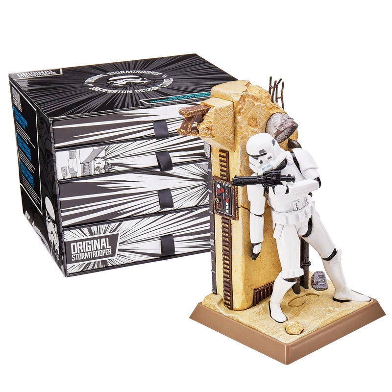 CC Countdown Characters 2024 Original Stormtrooper Collectible Figure - Official Stormtrooper Merchandise - Buildable Advent Calendar Statue