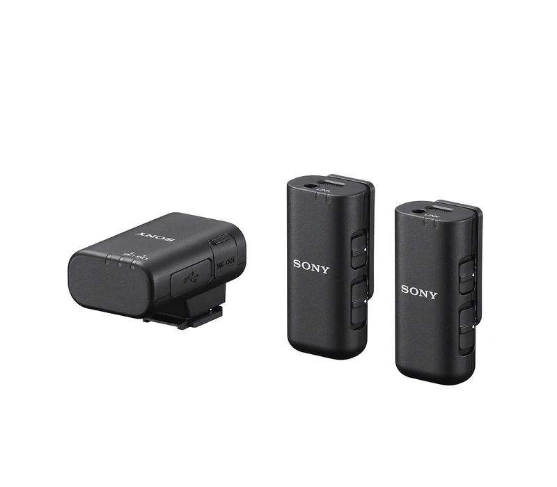 Sony ECM-W3 Dual-Channel Wireless Microphone System for Alpha Mirrorless Cameras with MI Shoe – Clear Professional Audio