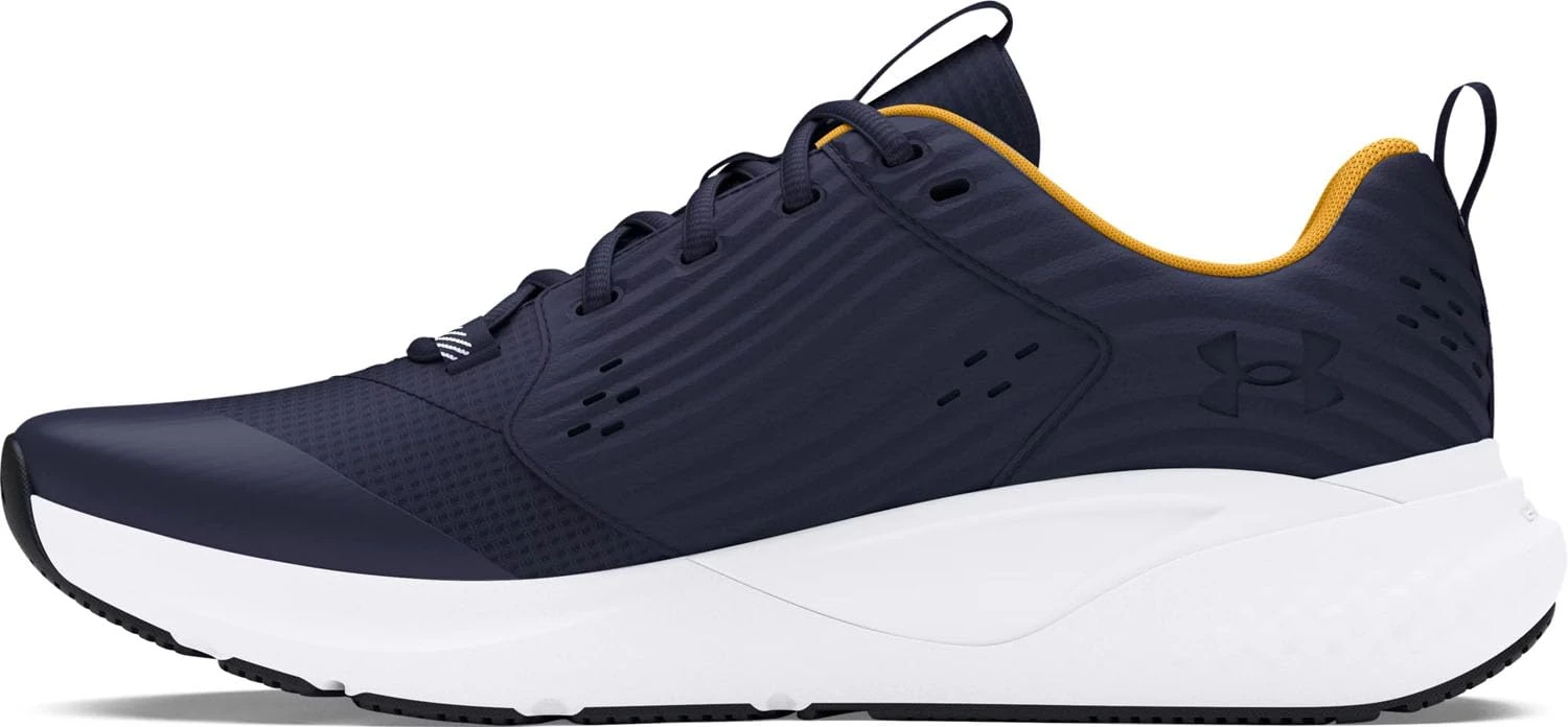 Under Armour Charged Commit Trainer 4 Men's Trainers, (402) Midnight Navy/gold Yellow/White, 28.0 cm