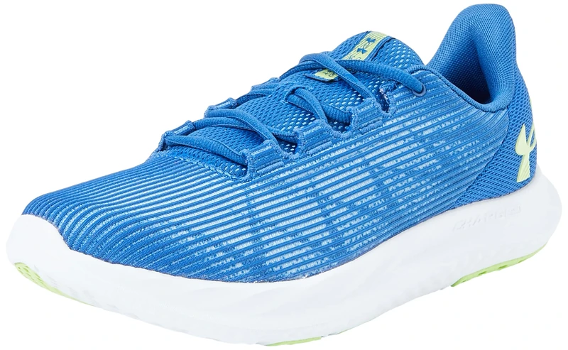 Under Armour Mens Ua Charged Speed Swift Running Shoe, Tech Blue Tech Blue Morph Green, 6 UK
